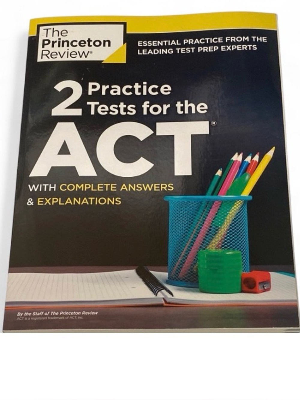 Princeton Review ACT Practice Test Book 2 Full-Length Exams + Answers
